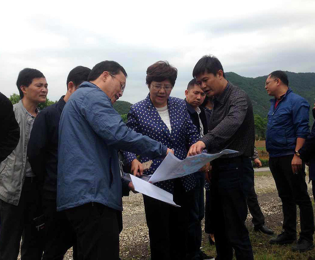 罗厅长考察清镇市后午电厂旧址