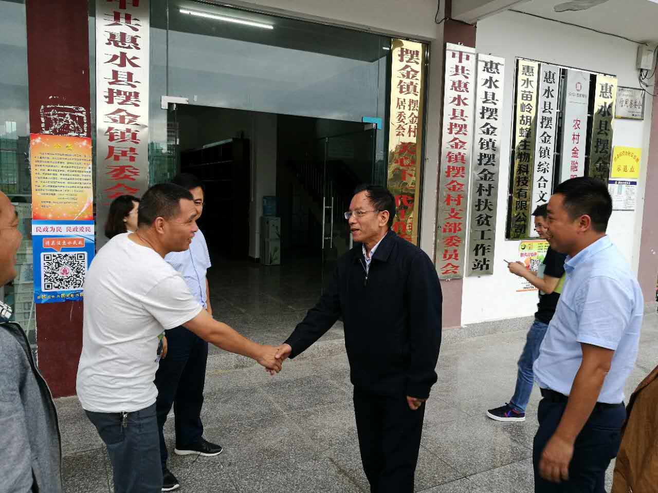 刘厅长调研长顺县摆金镇摆金村委会